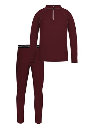 OUTDOOR SET - Unterhemd/-shirt - bordeaux