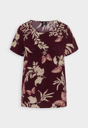 Vero Moda VMEASY - T-shirts med print - winetasting