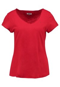 Tommy Jeans Jednoduché tričko - red