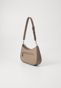 Guess NOELLE TOP ZIP SHOULDER BAG - Kézitáska - beige