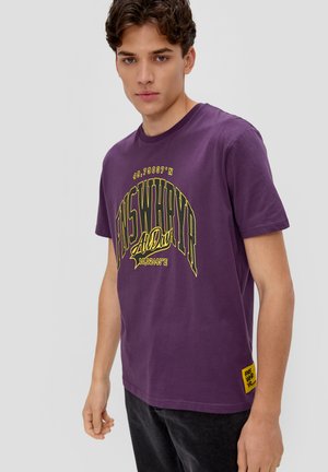 T-shirt print - lila