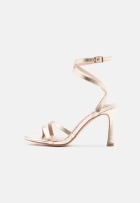 Riemensandalette - gold-coloured