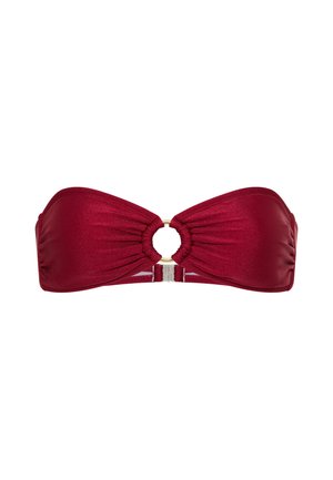 LASCANA, LASCANA BANDEAU-BIKINI-TOP - Haut de bikini - red wine