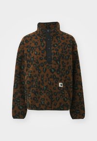 ELLIOT HIGH NECK LINER - Fleecetrøjer - camo leo/tamarind/black