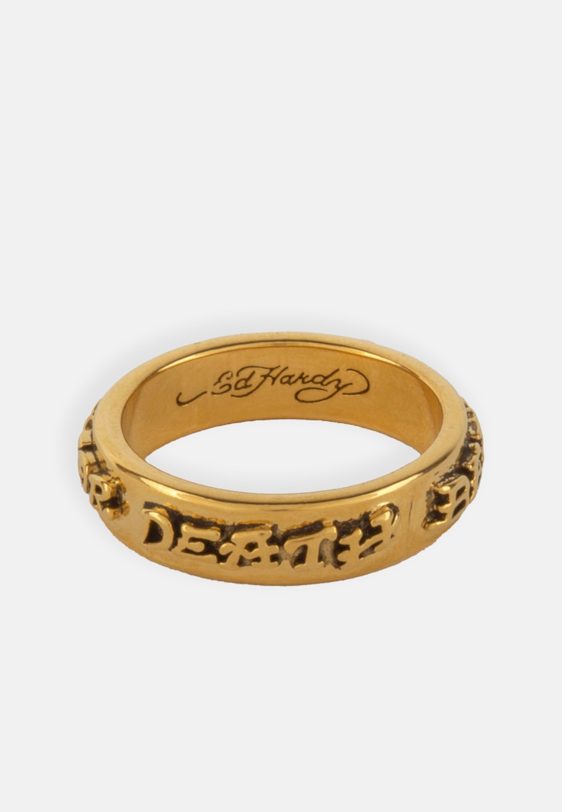 Ed Hardy DEATH BEFORE DISHONOR BANDリング Ed Hardy DEATH BEFORE DISHONOR BAND RING - Ring - silver