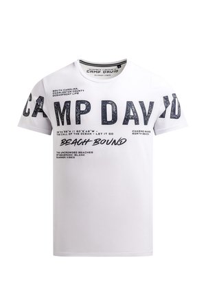 Camp David, CAMP DAVID T-SHIRT MIT AUFFÄLLIGEM LOGO PRINT - T-Shirt print - opticwhite
