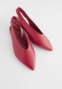 Next FOREVER COMFORT® LEATHER FLAT SLINGBACKS - Avokkaat - red