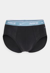 Nike Underwear BRIEF 3 PACK - Cuecas - black/wornblue/hibiscus obsidian