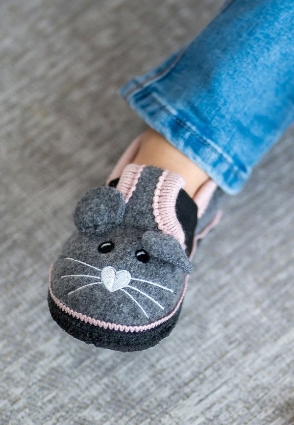 WARMFUTTER MINNIE - Hausschuh - grau