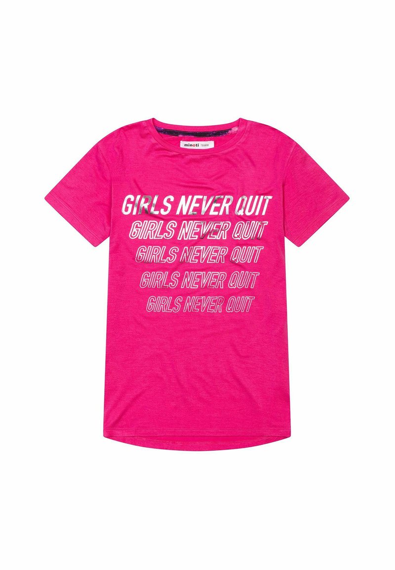 MINOTI T-shirt print donkerroze MINOTI T-shirt print donkerroze