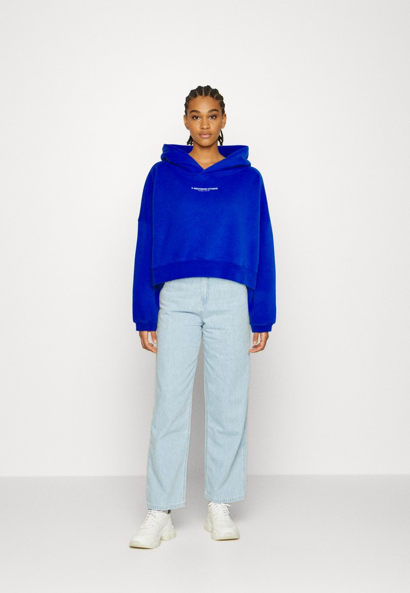 WRSTBHVR STUDIO HOODIE WOMEN - Sweatshirt - royal blue/blue - Zalando.co.uk
