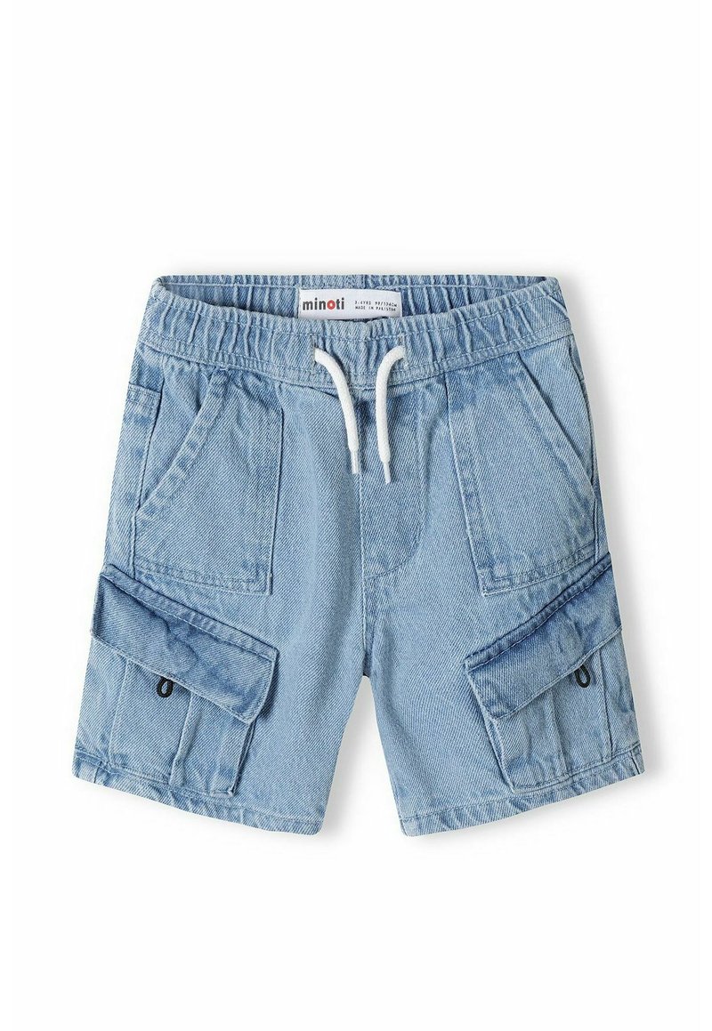 MINOTI ELASTICATED WAIST - Denim shorts - light blue denim/light-blue ...