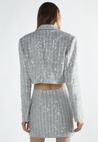 Glamorous Minifalda - silver tweed