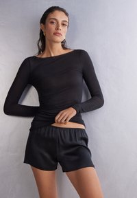 Intimissimi U-BOOT-AUSSCHNITT - T-shirt à manches longues - black