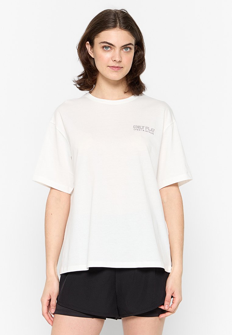 Only Play T-shirt basic crème Only Play T-shirt basic crème