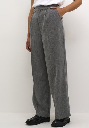 Stoffhose - grey melange