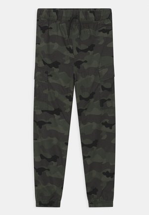 LINED - Pantalon cargo - khaki
