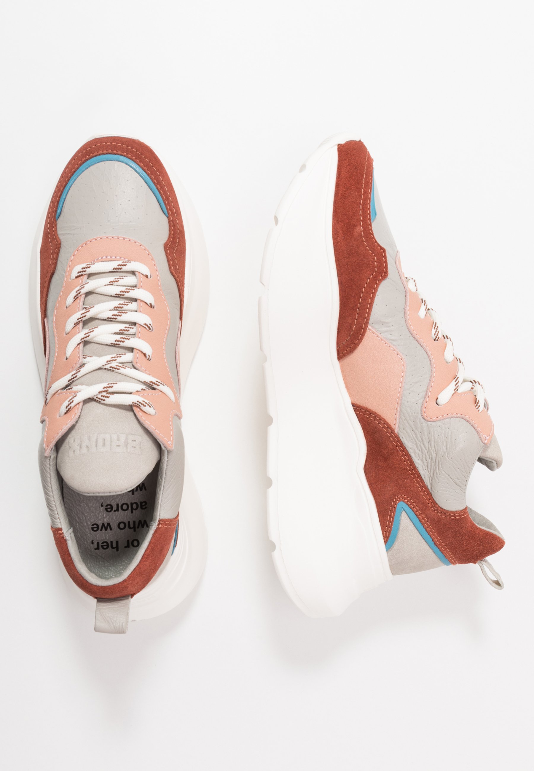 Bronx GRAYSON Joggesko deep rustgreypinkblue Zalando.no Bronx GRAYSON Joggesko deep rustgreypinkblue Zalando.no
