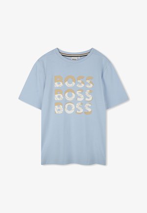 SHORT SLEEVES - Potiskana majica - persian blue