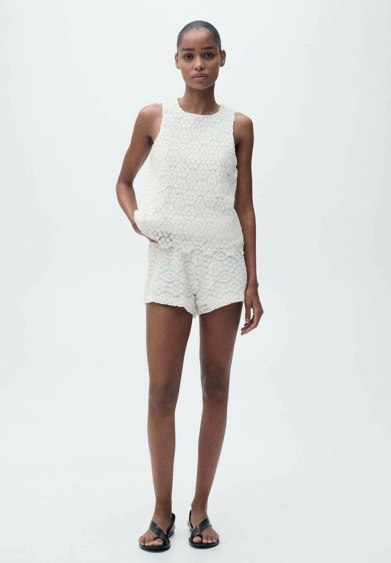 Mango - Top - off white, Enlarge
