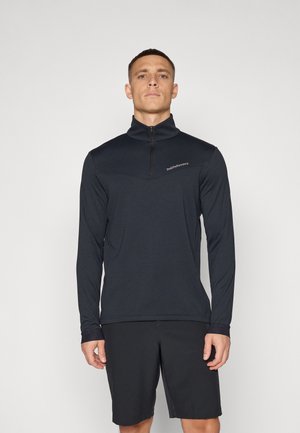 CHASE HALF ZIP - Long sleeved top - black