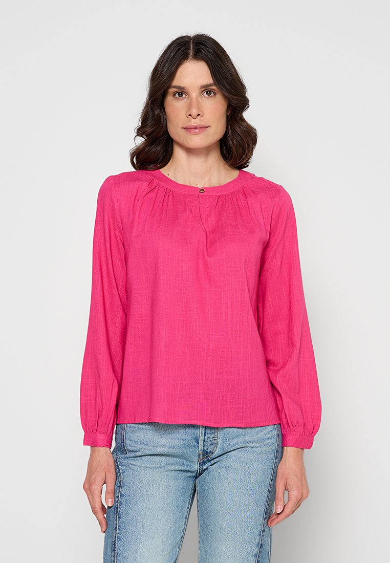 Le Jardin Du Lin Blouse donkerroze