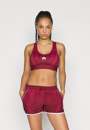 VENUM SPORT BRA - Vidēja atbalsta sporta krūšturis - burgundy/pink