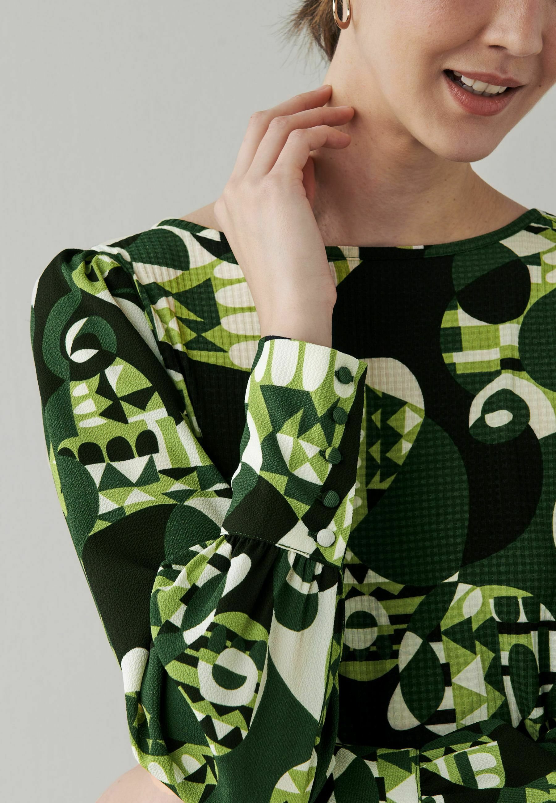Next CUFF - Blusa - green print/verde - Zalando.es