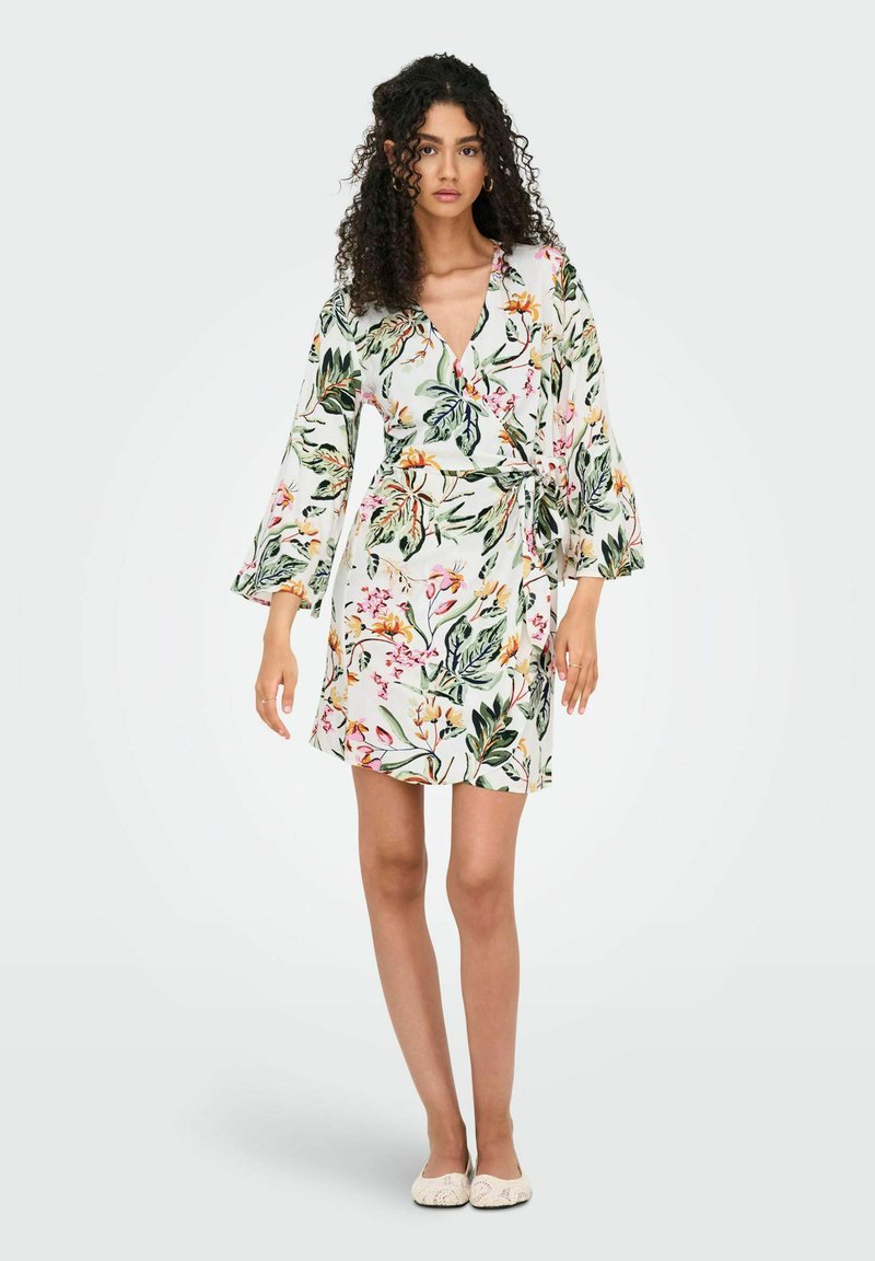 Schwingen Kleid Mit Gürtel Kurzarm Sommerkleid Damen Midi Blumen Standkleider A Linie V