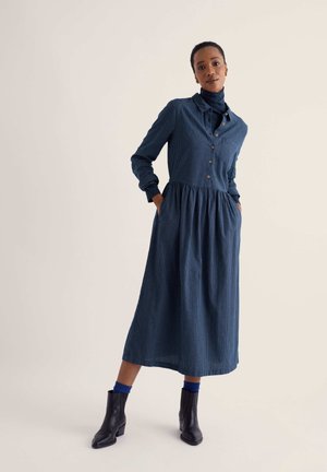 Seasalt Cornwall, SEASALT CORNWALL L/S FLEET DRESS - Robe chemise - navy - penryn sea cave