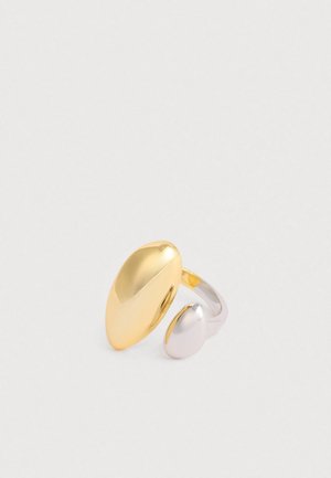 THE TWO TONE RING - Sormus - silver-coloured/gold-coloured