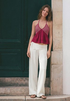 Mango Kids, TEEN - Top - mottled bordeaux