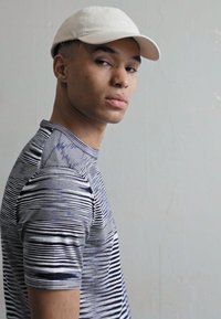 Missoni SHORT SLEEVE - T-shirts print - space-dye/navy/white