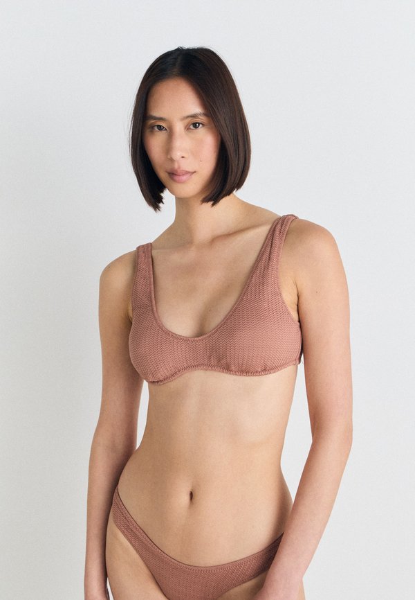 DIVE MULTI FIT LONGLINE  - Bikini top - bronze