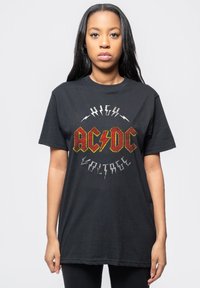Paradiso Clothing AC DC HIGH VOLTAGE - Print T-shirt - black