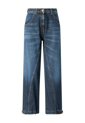 Pinko, 105681-A3HE SICURO ZIP TROUSERS - Jean droit - dark blue