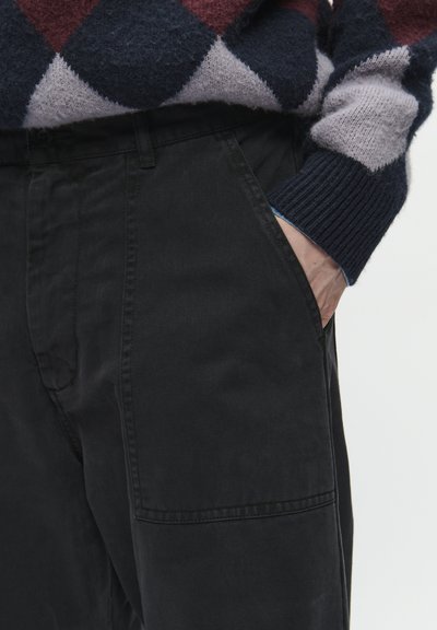WOOD WOOD WWHEINO - Pantalon classique - black
