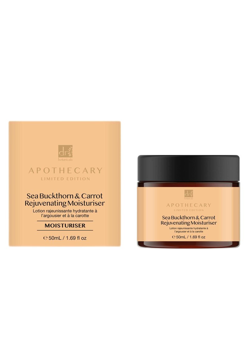 Dr Botanicals - SEA BUCKTHORN & CARROT REJUVENATING MOISTURISER 50ML - Balsam, Powiększ