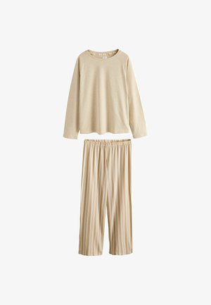 Next, REGULAR FIT - LONG SLEEVE PYJAMAS - Pigiama - neutral stripe