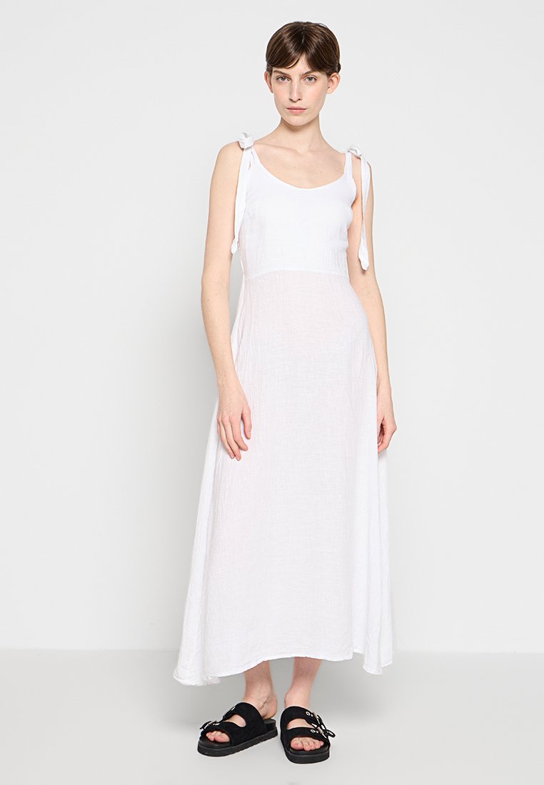 Le Monde du Lin Maxi-jurk wit