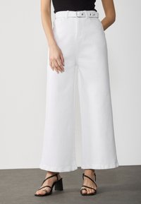 Anna Field Tall Wide leg - white denim