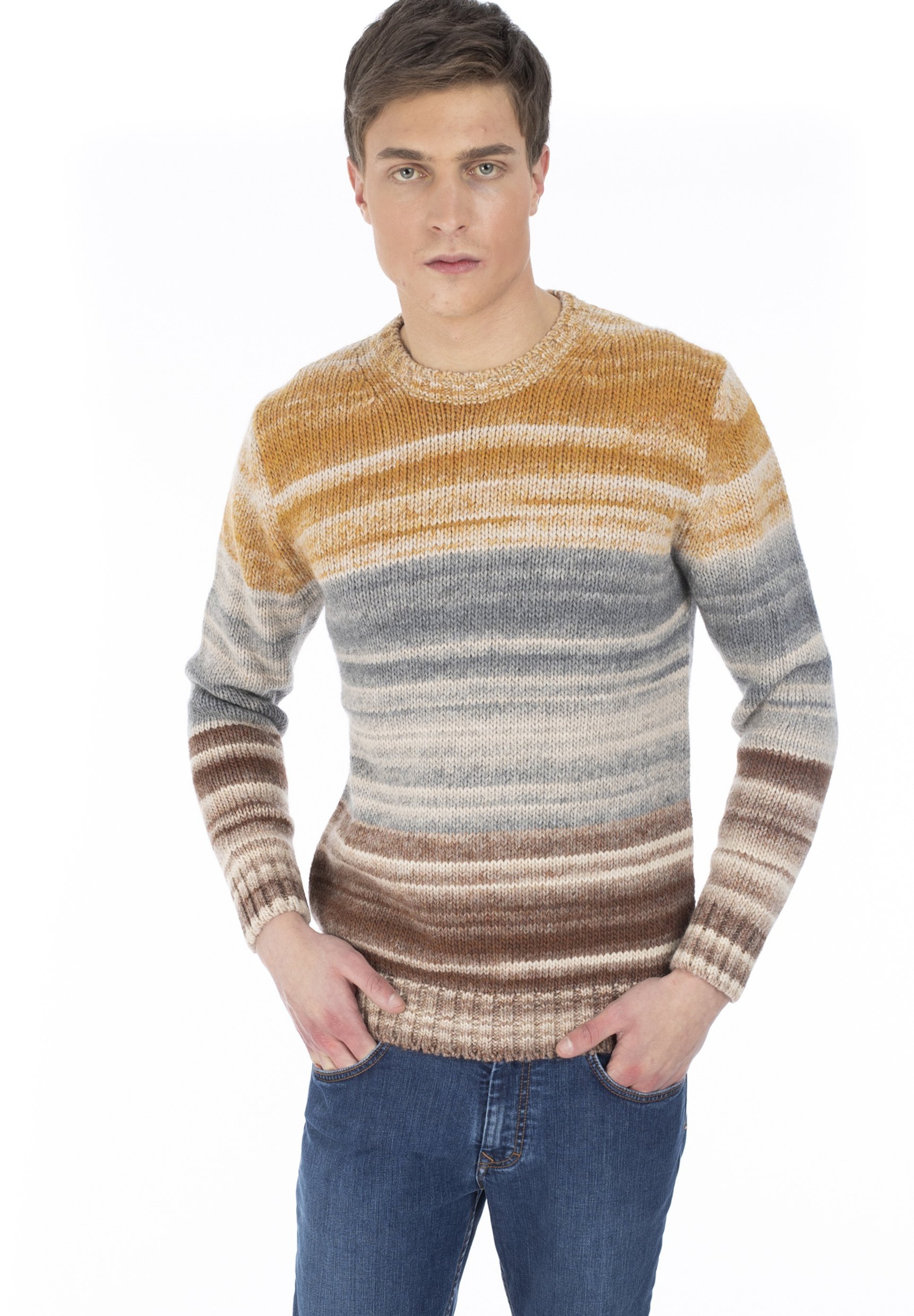 Harmont \u0026 Blaine MAXI PULL RIGHE SFUMATE - Maglione -  multicoloured/multicolore - Zalando.it