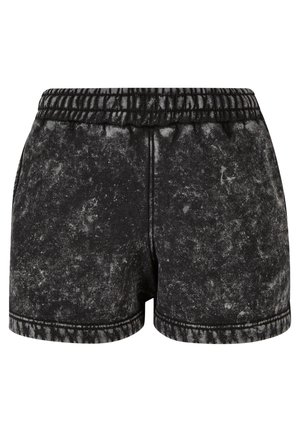 Urban Classics TOWEL WASHED - Shorts - black