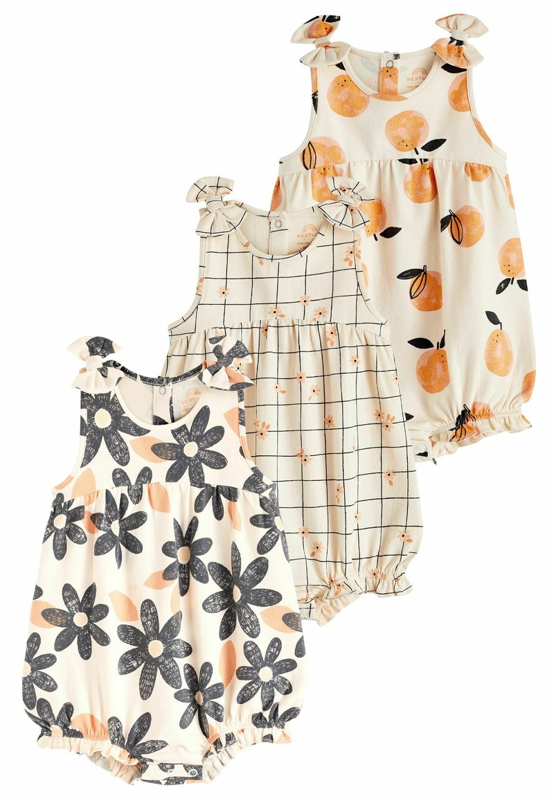 Next 3 PACK  - REGULAR FIT - Buksedragter - orange floral