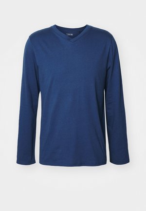 Schiesser V AUSSCHNITT - Haut de pyjama - royal