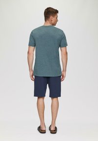 QS MIT LAYERING DETAIL - T-shirt basic - petrol