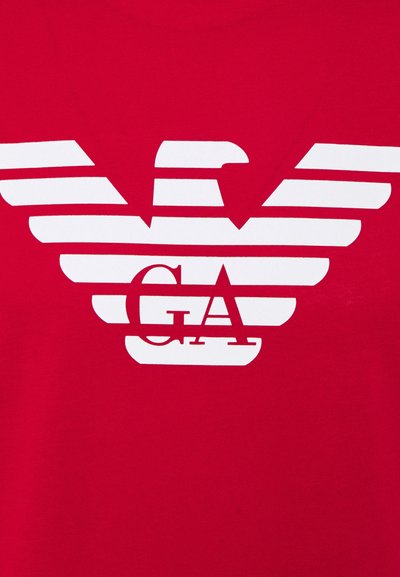 Emporio Armani T-shirt estampada - rosso
