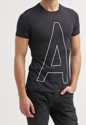 T-shirt con stampa - blue