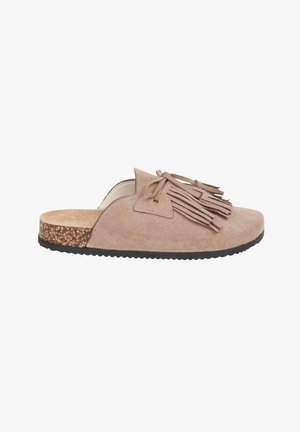 Super Mode, FRANGES - Mules - taupe