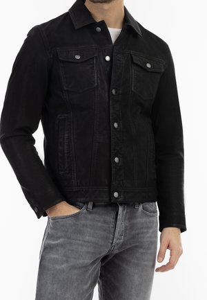 Veste en cuir - black